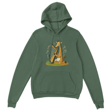 Load image into Gallery viewer, Giraffe Playing the Harp Hoodie - Urban Celt