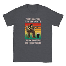 Load image into Gallery viewer, Bouzouki and Pints T-shirt - Urban Celt