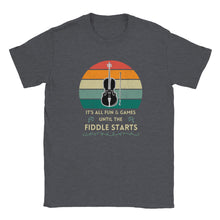 Load image into Gallery viewer, Fun and Games Fiddle T-shirt - Urban Celt