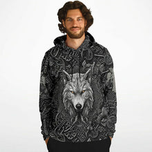 Load image into Gallery viewer, Fenrir Viking Wolf Hoodie - Urban Celt