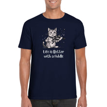 Load image into Gallery viewer, Life is Better with a Fiddle T-shirt - Urban Celt