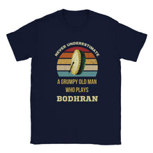 Load image into Gallery viewer, Grumpy Old Man Bodhran T-shirt - Urban Celt