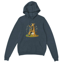 Load image into Gallery viewer, Giraffe Playing the Harp Hoodie - Urban Celt