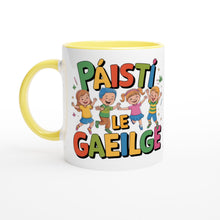 Load image into Gallery viewer, Páistí Le Gaeilge 11oz Ceramic Mug - Urban Celt