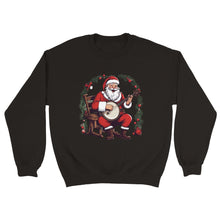 Load image into Gallery viewer, Santa Playing Banjo Sweatshirt - Urban Celt