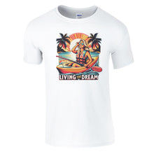 Load image into Gallery viewer, Living The Dream Woman Kayaker T-shirt - Urban Celt
