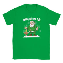 Load image into Gallery viewer, Nollaig Shona Dhuit Unisex T-shirt - Urban Celt