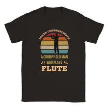 Load image into Gallery viewer, Grumpy Old Man Flute T-shirt - Urban Celt