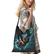 Load image into Gallery viewer, Neon Fiddle Art Tote Bag - Urban Celt
