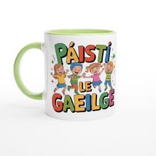 Load image into Gallery viewer, Páistí Le Gaeilge 11oz Ceramic Mug - Urban Celt