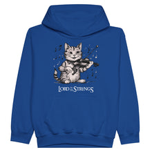 Load image into Gallery viewer, Lord of the Strings Cat Fiddle Kids Hoodie - Urban Celt