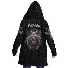 Load image into Gallery viewer, Fenrir Viking Wolf Hooded Cloak - Urban Celt
