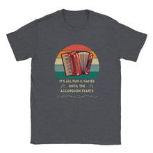 Load image into Gallery viewer, Fun & Games Piano Accordion T-shirt - Urban Celt