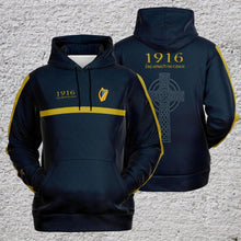 Load image into Gallery viewer, 1916 Easter Rising Navy-Gold Hoodie - Urban Celt