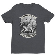Load image into Gallery viewer, A Grain of Rice Will Tip The Scale T-shirt - Urban Celt
