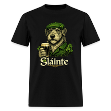 Load image into Gallery viewer, Irish Wolfhound Sláinte T-Shirt S-1 - black