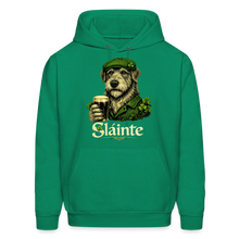 Load image into Gallery viewer, Irish Wolfhound Sláinte Hoodie S-1 - kelly green