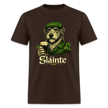 Load image into Gallery viewer, Irish Wolfhound Sláinte T-Shirt S-1 - brown