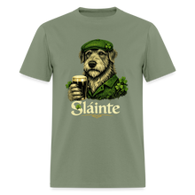 Load image into Gallery viewer, Irish Wolfhound Sláinte T-Shirt S-1 - military green
