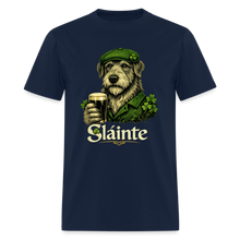 Load image into Gallery viewer, Irish Wolfhound Sláinte T-Shirt S-1 - navy