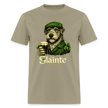 Load image into Gallery viewer, Irish Wolfhound Sláinte T-Shirt S-1 - khaki