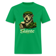 Load image into Gallery viewer, Irish Wolfhound Sláinte T-Shirt S-1 - bright green