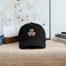 Load image into Gallery viewer, Irish American Shamrock Baseball Cap - black