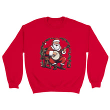 Load image into Gallery viewer, Santa Playing Banjo Sweatshirt - Urban Celt