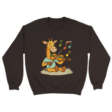Load image into Gallery viewer, Giraffe Playing Fiddle Sweatshirt - Urban Celt
