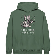 Load image into Gallery viewer, Life is Better with a Fiddle Hoodie - Urban Celt