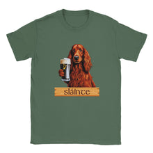 Load image into Gallery viewer, Sláinte Red Setter & Guinness T-shirt - Urban Celt