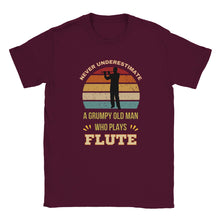 Load image into Gallery viewer, Grumpy Old Man Flute T-shirt - Urban Celt