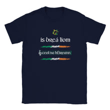 Load image into Gallery viewer, I Love Irish Music As Gaeilge T-shirt - Urban Celt