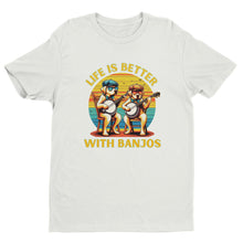Load image into Gallery viewer, Life is Better with Banjos T-shirt - Urban Celt