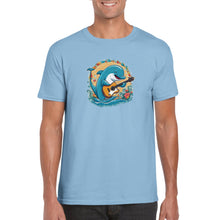 Load image into Gallery viewer, Dolphin Playing Guitar Unisex T-shirt - Urban Celt