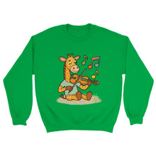 Load image into Gallery viewer, Giraffe Playing Fiddle Sweatshirt - Urban Celt