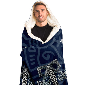 Fenrir Viking Wolf Hooded Blanket