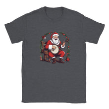 Load image into Gallery viewer, Santa Claus Playing Banjo Unisex T-shirt - Urban Celt
