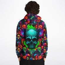 Load image into Gallery viewer, Trippy Cyberpunk Skulls Hoodie - Urban Celt