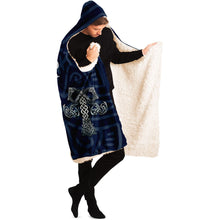 Load image into Gallery viewer, Fenrir Viking Wolf Hooded Blanket - Urban Celt