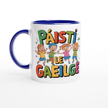 Load image into Gallery viewer, Páistí Le Gaeilge 11oz Ceramic Mug - Urban Celt