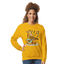 Load image into Gallery viewer, Giraffe Playing Fiddle Sweatshirt - Urban Celt
