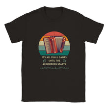 Load image into Gallery viewer, Fun & Games Piano Accordion T-shirt - Urban Celt
