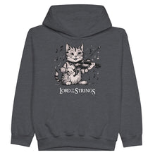 Load image into Gallery viewer, Lord of the Strings Cat Fiddle Kids Hoodie - Urban Celt