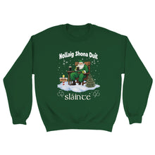 Load image into Gallery viewer, Sláinte Irish Merry Christmas Sweatshirt - Urban Celt