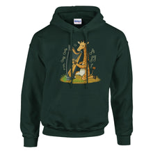Load image into Gallery viewer, Giraffe Playing the Harp Hoodie - Urban Celt