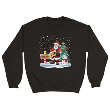 Load image into Gallery viewer, Santa Playing Guitar Sweatshirt - Urban Celt