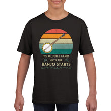 Load image into Gallery viewer, Fun & Games Kids Banjo T-shirt - Urban Celt