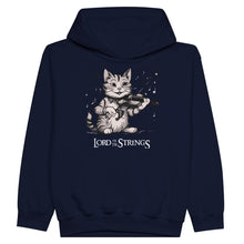 Load image into Gallery viewer, Lord of the Strings Cat Fiddle Kids Hoodie - Urban Celt