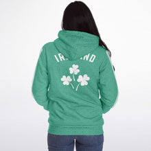 Load image into Gallery viewer, Harp & Shamrock Fleece Lined Ziphoodie